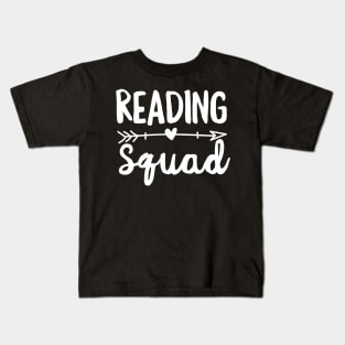 Reading Squad Teacher Gift Arrow Kids T-Shirt